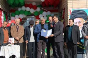 افتتاح مدرسه ۳ کلاسه خیرساز و کلنگ زنی سالن چندمنظوره در روستای هاشم‌آباد هرند